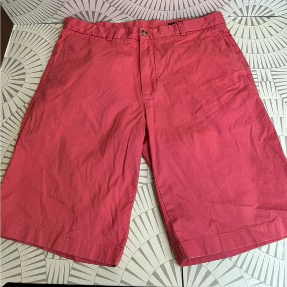 Vineyard Vines Men’s Breaker Shorts Size 35 Pink/Coral Color - Picture 1 of 7